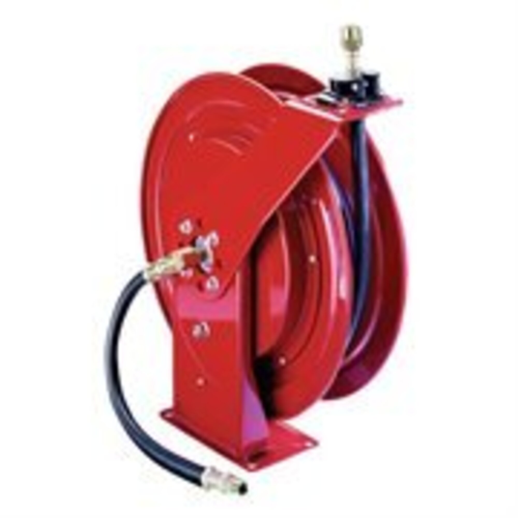 Alemite Hose Reel — 1/2in. x 50ft. Hose, Anti-Lockout Design, Corrosion Resistant, Model# ALM8078D